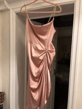 Pink Satin Feel Dress Size 12