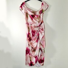 Quiz Floral Long Dress, Off