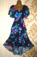 QUIZ floral size 16 dress Midi