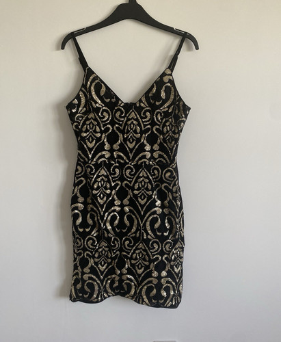 Quiz black gold glitter - glitter, damask