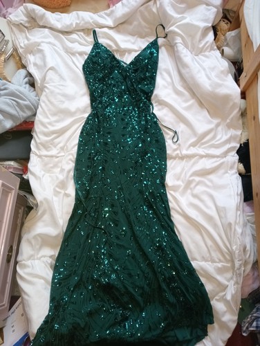 Quiz green maxi fishtail - maxi,
