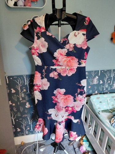 Floral print dress women - floral,