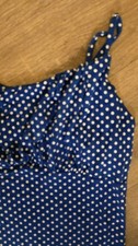 Quiz Uk 16 Cobalt Blue Polka