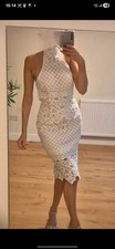 White Lace Party Coctail Dress
