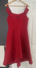 Women's Red Quiz Dress Size 16
