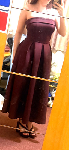 New quiz burgundy bandeau - new,