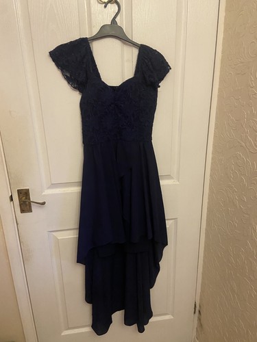 Blue sparkly quiz prom - sparkly, dress