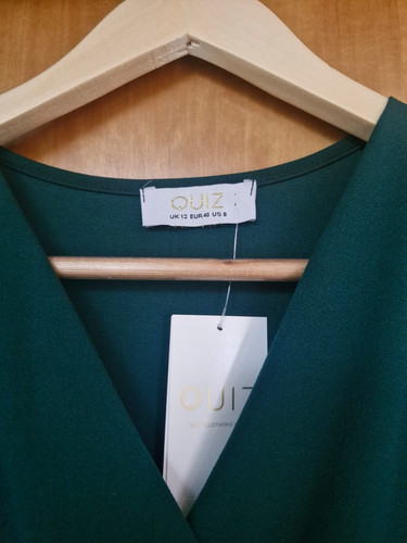 Quiz green crepe wrap - green,