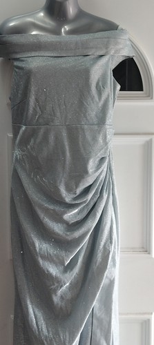 Quiz women silver ruched - silver,